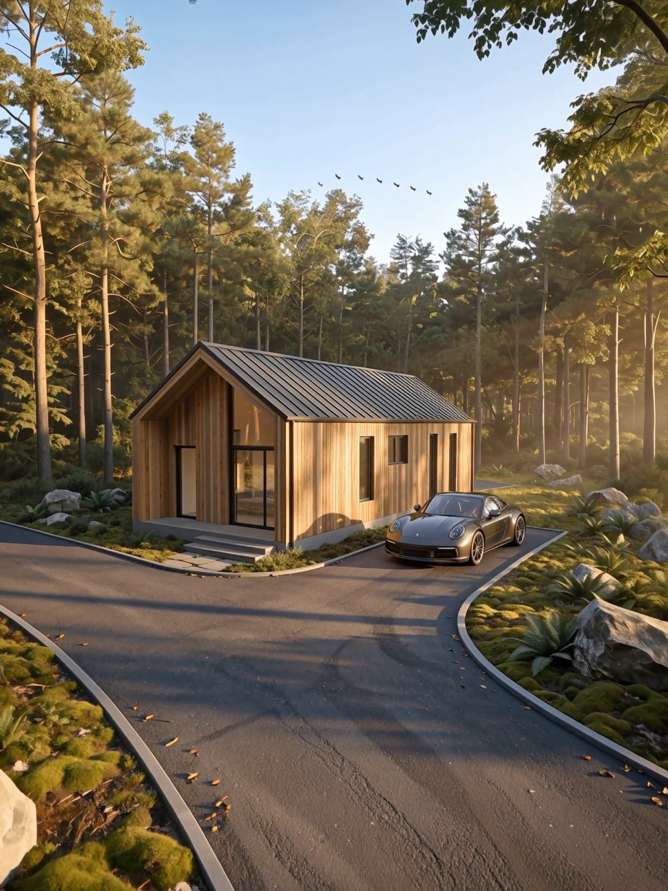 Forest cabin